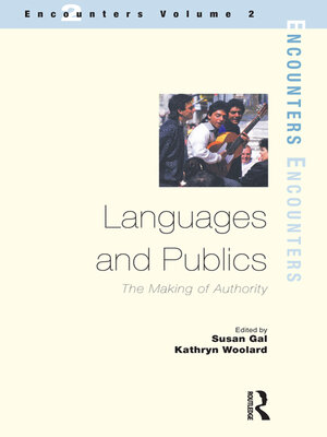cover image of Languages and Publics